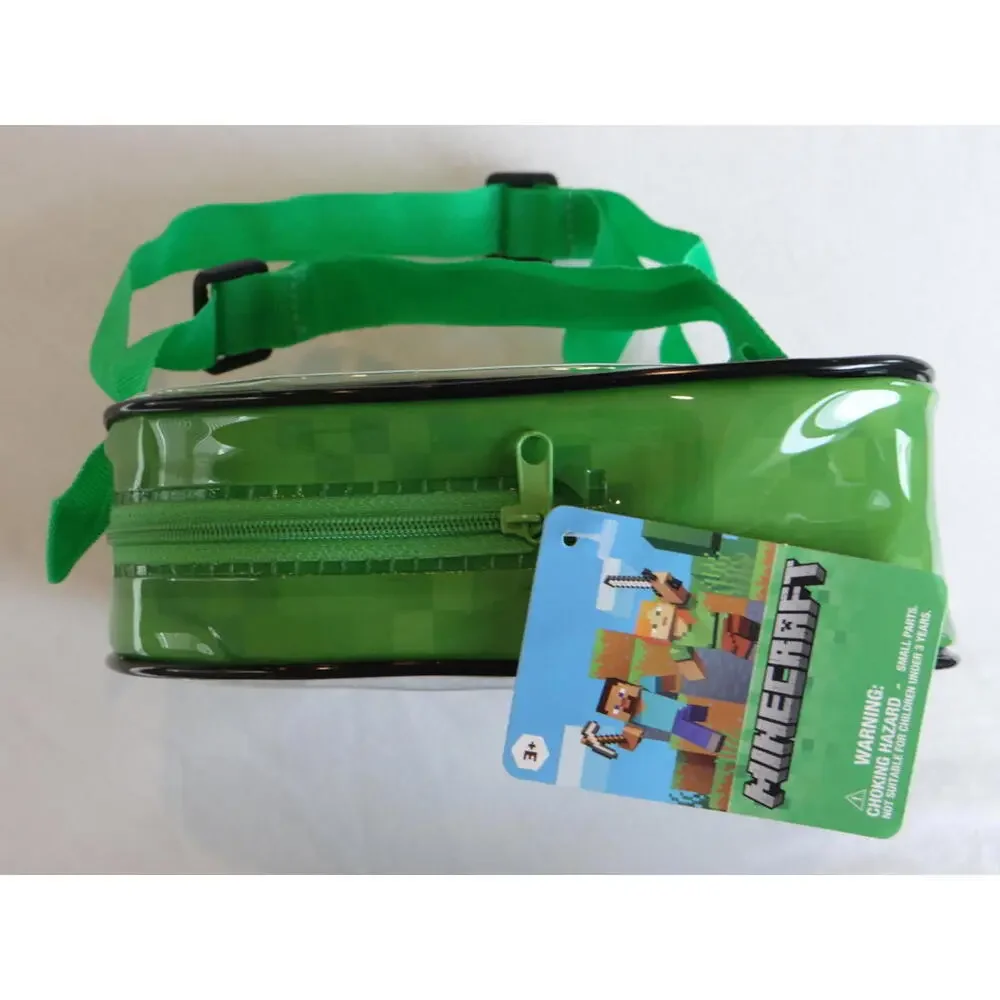 Minecraft Clear‎ Kids MINI Backpack with Character Hair Clips, Ties, and Bows!